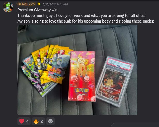 Real member success post from the Ripped Discord