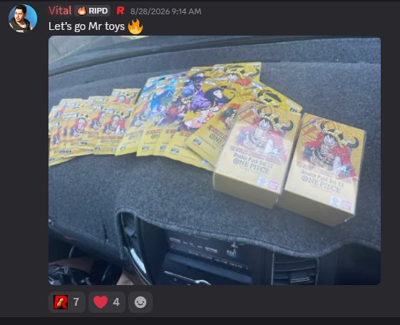 Real member success post from the Ripped Discord